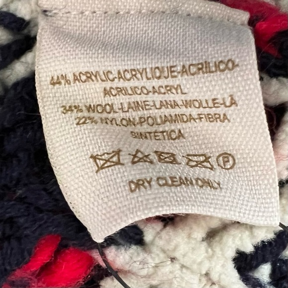 Free People Women's Medium Annabelle Wool Blend Knit Nordic Longline Cardigan - Picture 8 of 9